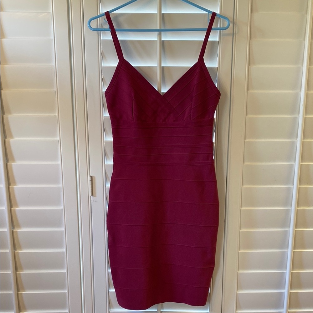 Windsor Burgundy Mini Dress